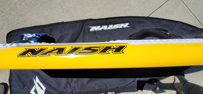 Naish Venturi Race Board with Wizard Hat Carbon Hydrofoil Plate Mount