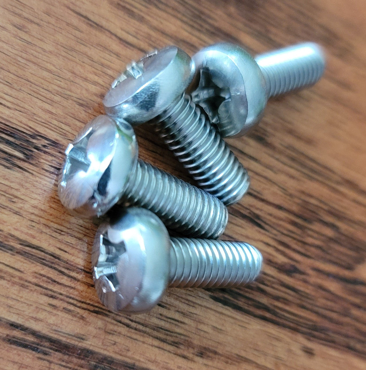 Twin Tip Kiteboard Fin Bolts set of Four M6 x 16mm Stainless Steel