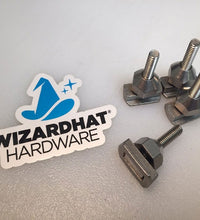 Wizardhat Hardware Set - 4 bolts, 4 nuts, & 4 track nuts