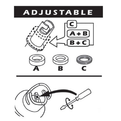 PKS Adjustable H3 SUP/Flysurfer Pump Adapter