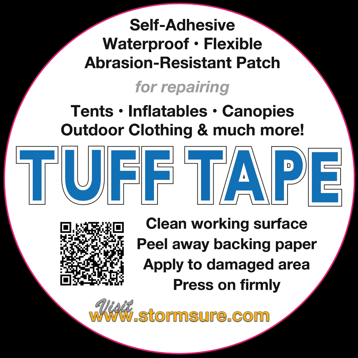 Tuff Tape Kite Bladder Patch 3" wide X 6" Long